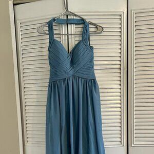Kennedy Blue Bridesmaids Ginger Dress - Slate Blue Color - Size 2